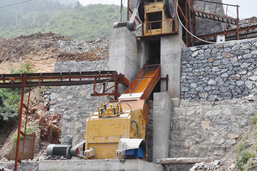 The operation process of pebble sand making machine